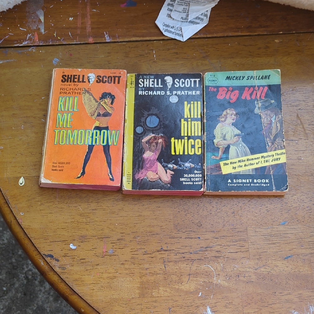 Vintage Mystery Paperback Book Set